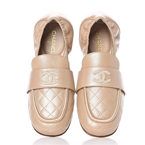 chanel moccasin loafer